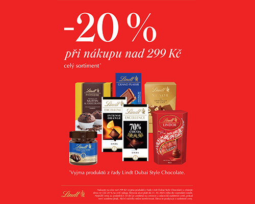 DODATEČNÁ sleva 20 % při nákupu nad 299 Kč