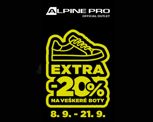 DODATEČNÁ sleva 20 % na obuv