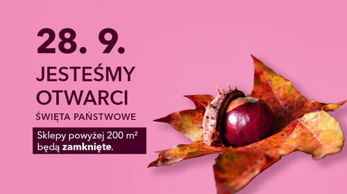 Święto państwowe 28 września – jesteśmy otwarci