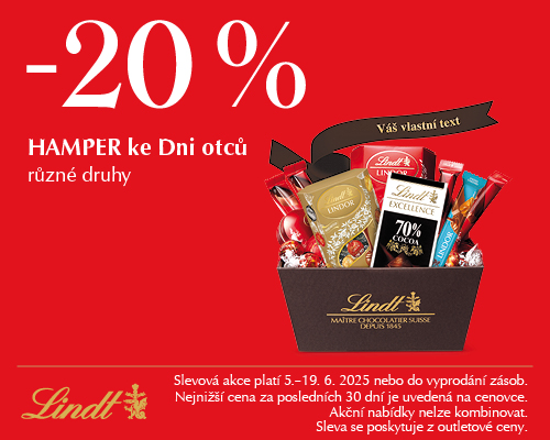 Lindt Fday Hamper 20 banner 500x400px CZ outlet