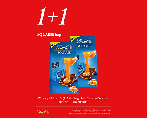 Lindt Squares Dark Caramel 11 A1 CZ outlet print