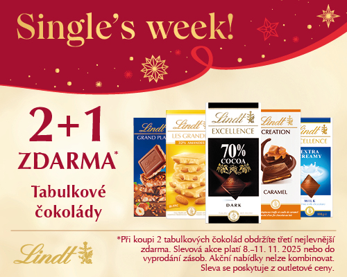 Lindt Xmas Singles week Tablets 21 banner 500x400px CZ outlet
